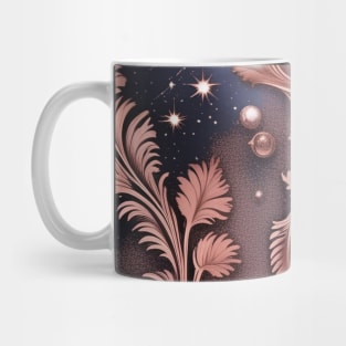 Other Worldly Designs- nebulas, stars, galaxies, planets with feathers Mug